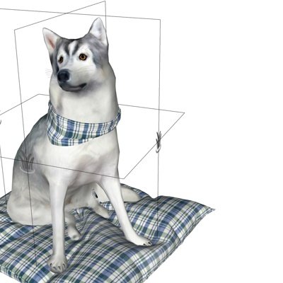 现代阿拉斯加雪橇犬su模型