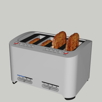 现代面包机su模型
