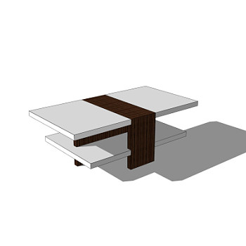 现代简约茶几su模型