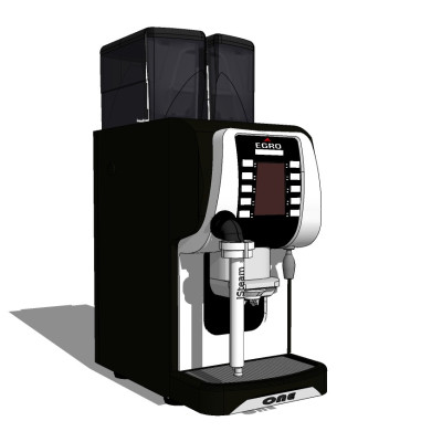 现代咖啡机su模型