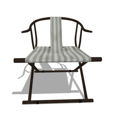 中式折叠椅su模型