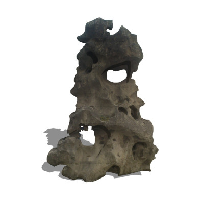 中式太湖石su模型