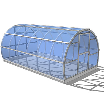 现代温室大棚su模型