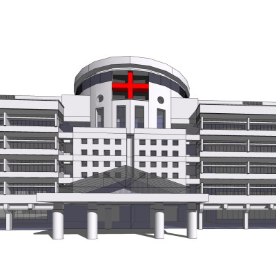 现代医院su模型