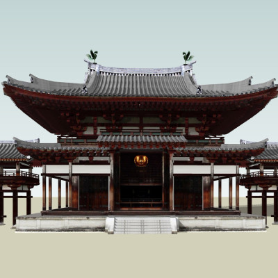 中式古建筑房屋su模型