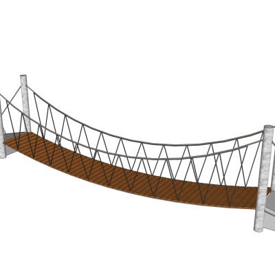 现代吊桥su模型