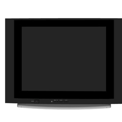 现代电视机su模型