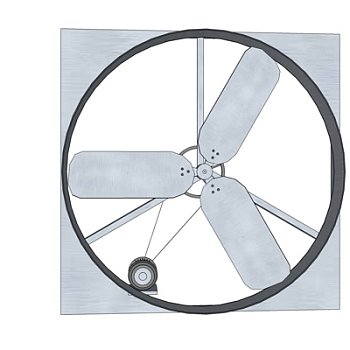 现代排气扇su模型