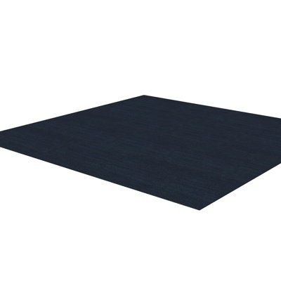 现代布艺蓝色地毯su模型