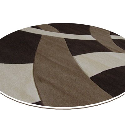 现代布艺圆形地毯su模型