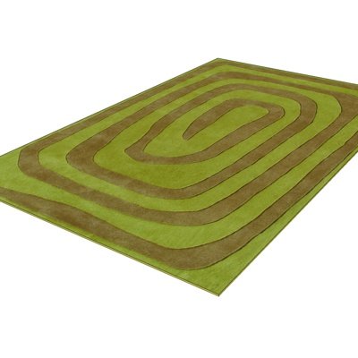 现代布艺迷宫地毯su模型
