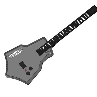 现代电子吉他su模型