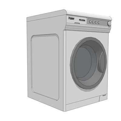 现代海尔洗衣机su模型