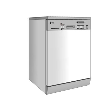 现代LG洗衣机su模型