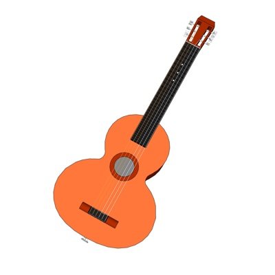 现代小提琴su模型
