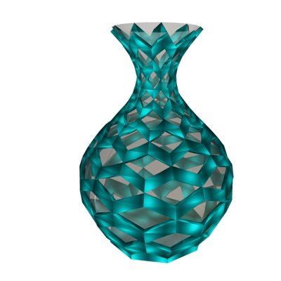 现代水晶花瓶su模型