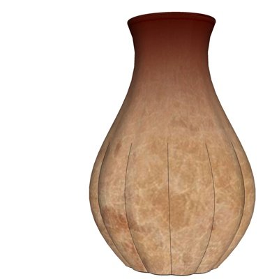 现代南瓜形花瓶su模型