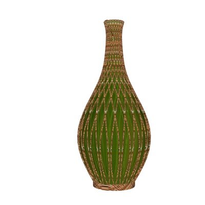 现代木质花瓶su模型