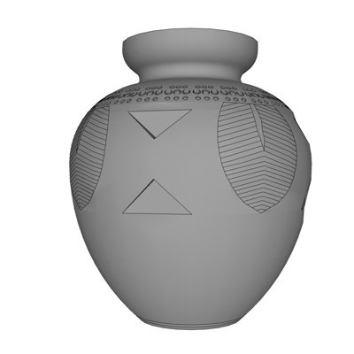 现代陶瓷陶罐su模型