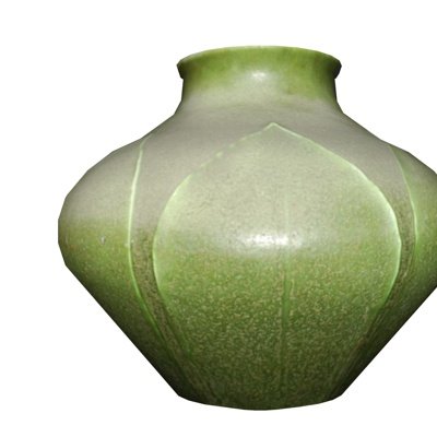 现代绿色陶瓷花瓶su模型