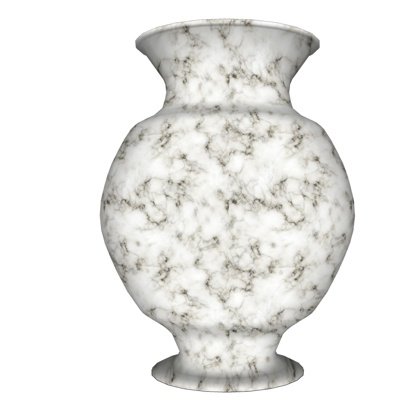 现代印花陶瓷花瓶su模型