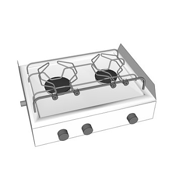 现代煤气灶su模型