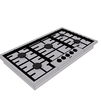 现代煤气灶su模型