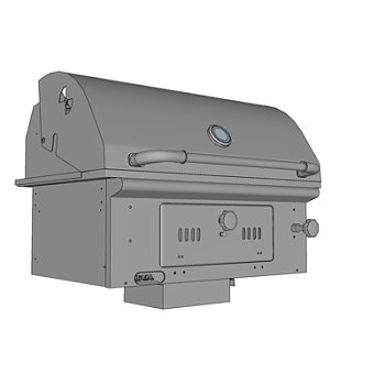 现代烧烤炉su模型