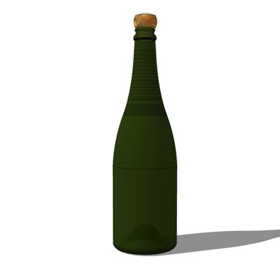 现代酒水酒瓶su模型