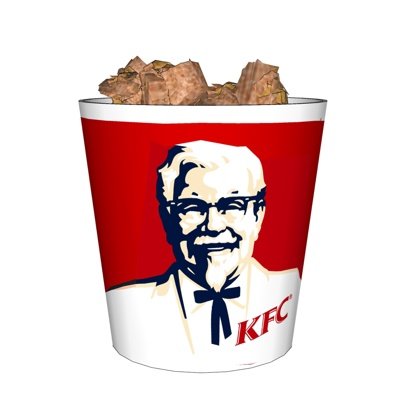 现代KFC鸡块食物su模型