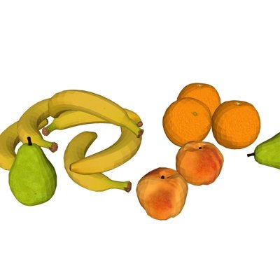 现代香蕉橙子su模型