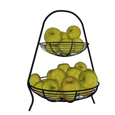 现代梨子水果架su模型