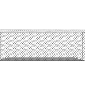 现代足球门su模型