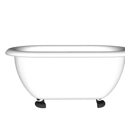 现代陶瓷浴缸su模型