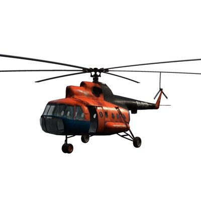 现代直升机su模型