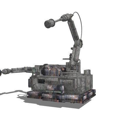 现代工业机器人su模型