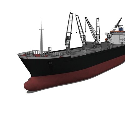 现代大型运输船su模型