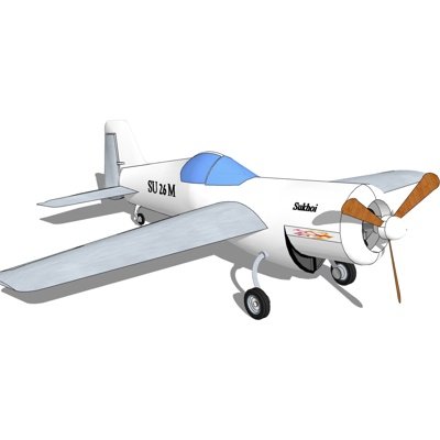现代小型飞机su模型