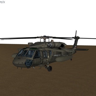 现代战斗直升机su模型