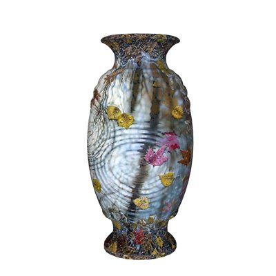 中式瓷器花瓶su模型