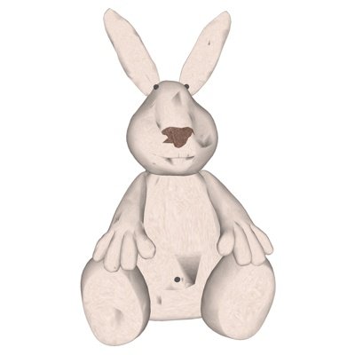 现代儿童兔子玩具su模型