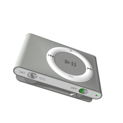 现代MP3音乐播放器su模型