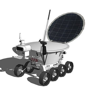 现代太空探索车su模型