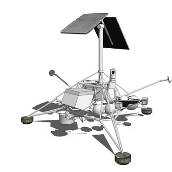 现代太空探索车su模型