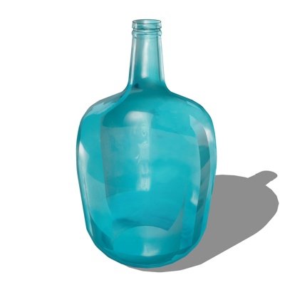 现代玻璃花瓶摆件su模型