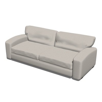 现代双人沙发su模型