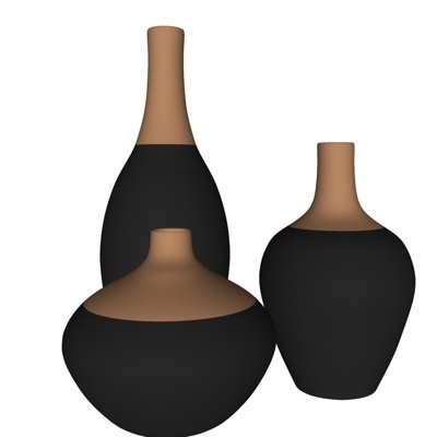 现代陶瓷花瓶su模型