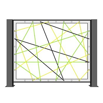 现代铁艺护栏su模型