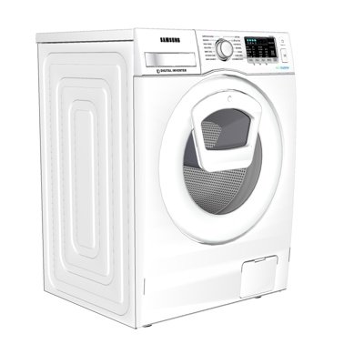 现代滚筒式洗衣机su模型