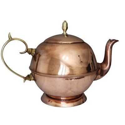 现代金属茶壶su模型